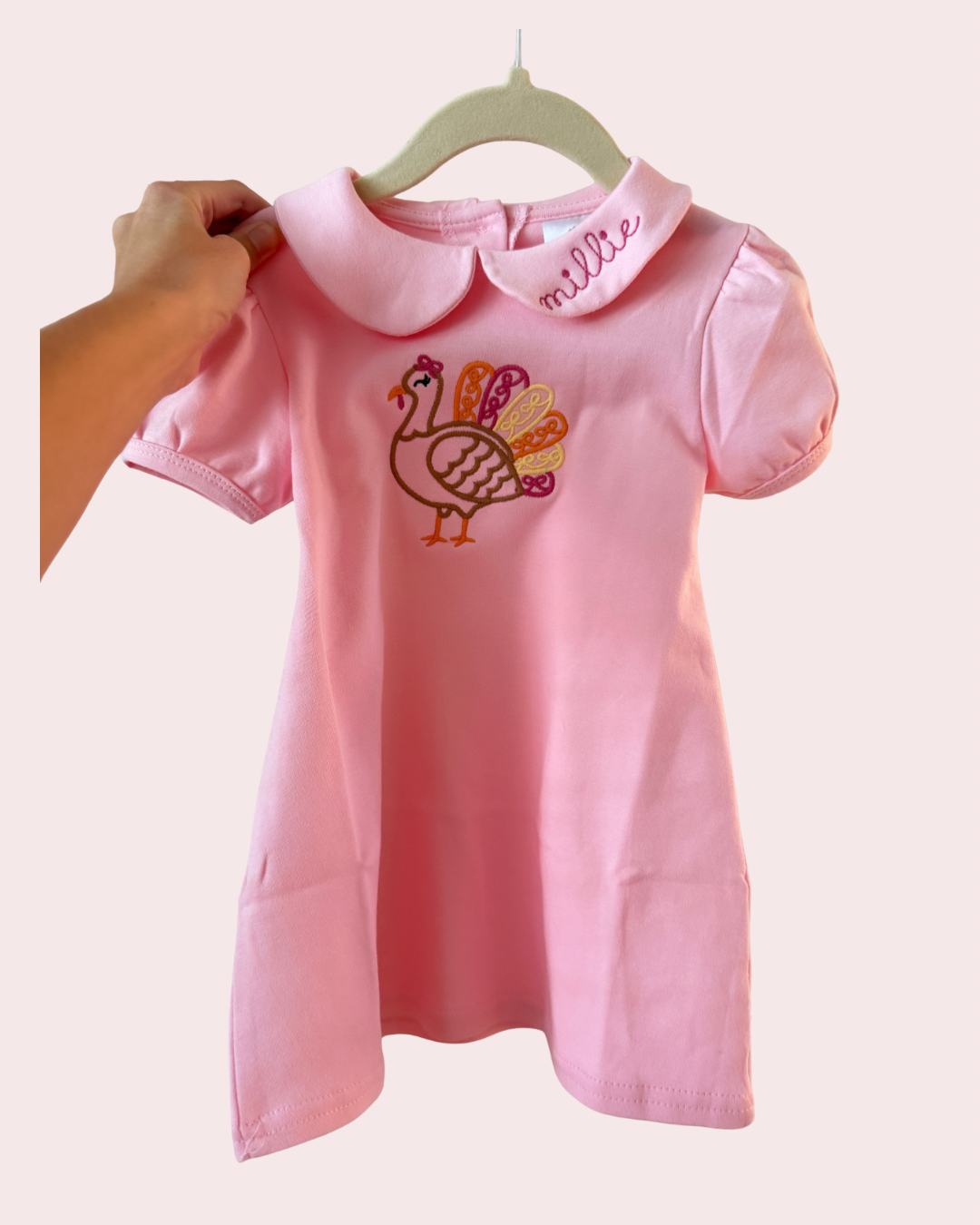 Embroidered Turkey Dress