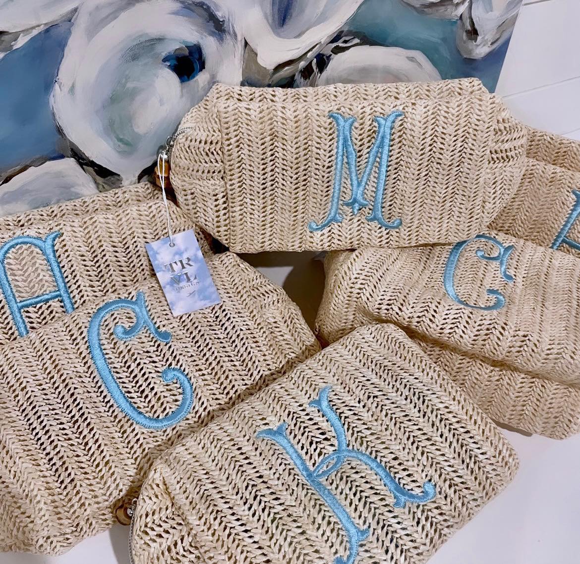 TRVL Design On Board Straw Bag