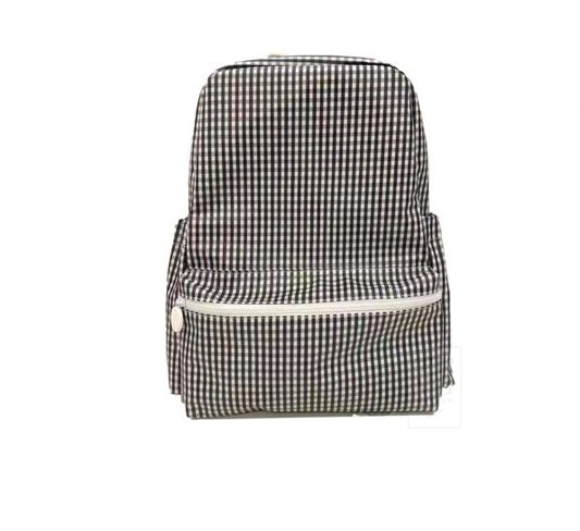 Gingham Black Backpacker