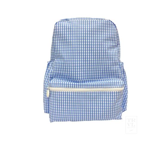 Gingham Blue Backpacker