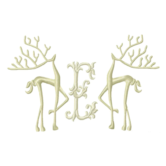SATIN STITCH DEER ANTLER