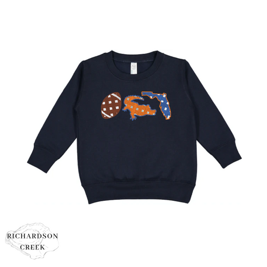 Gingham Gator Pullover Toddler + Youth